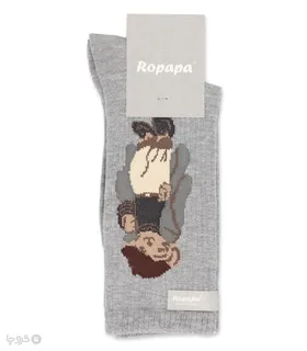 جوراب ساق‌دار کش انگلیسی Ropapa روپاپا طرح تدی