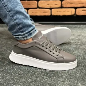 کفش مردانه مدل پلاس pull&bear رنگ طوسی تیره