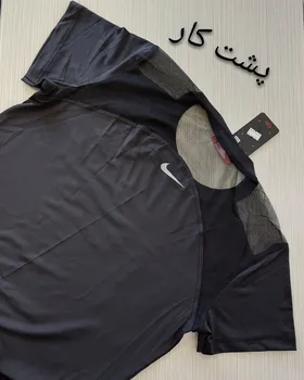 تیشرت ورزشی مشکی زنانه نایک پشت تور 36 38