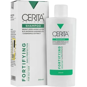شامپو تقویت کننده موی چرب سریتا CERITA حجم 200میل
