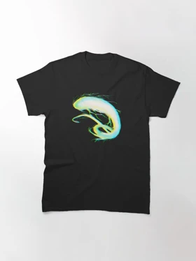 تیشرت موشی‌شی | تیشرت Mushishi طرح Blind Fish Mushi from the Tokoyami کد 128340