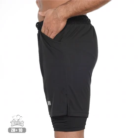 شلوارک بوفالو کشاله دار رنگ بندی