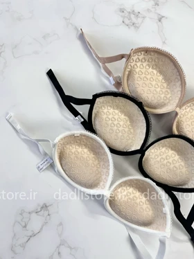 سوتین تک اسفنجی فنر دار پوش آپدار دکلته بدون بند