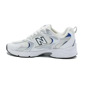 کتانی اسپرت مردانه نیوبالانس 530 New balance رنگ سفید سرمه‌ای