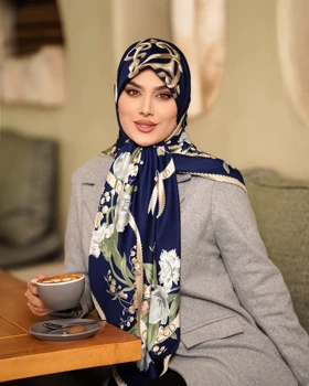 روسری دست دوز ابریشم