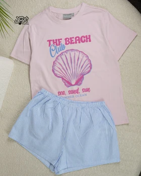 ست دخترانه طرح"The Beach Club"