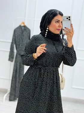 پیراهن خالدار سوینا