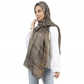 شال طرح هندسی زنانه - 39251737