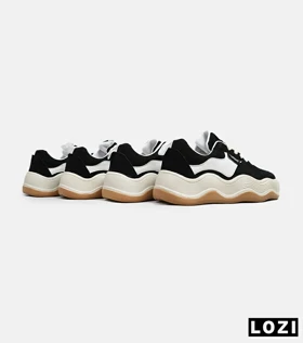 کتانی مردانه و زنانه مشکی کرم ADIDAS haydey
