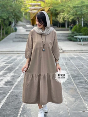 پیراهن مانتویی آیسو