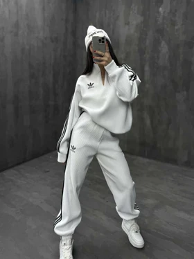 ست دورس و شلوار راه راه ADIDAS