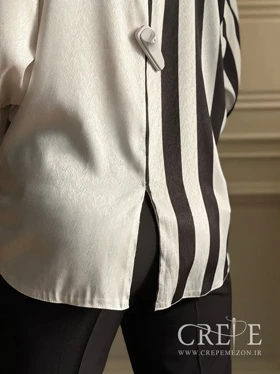 شومیز یکطرف راه راه لنتینی