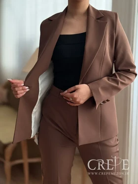 ست کت و شلوار یقه انگلیسی