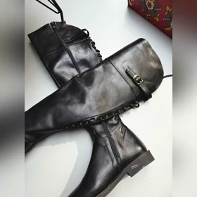 بوت بالای زانو پشت‌بندی