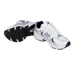 کفش کتانی زنانه نیوبالانس 530 سفید سرمه ای (New Balance 530 Navy Blue) کد 2347