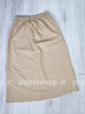 دامن جیب کراس کمرکش پایین طرح دار