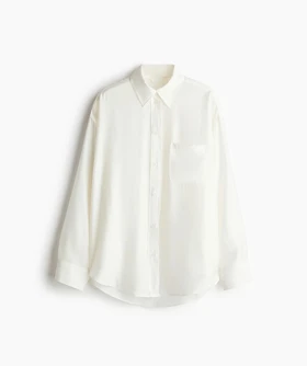 شومیز سفید ویسکوز مجلسی H&M345