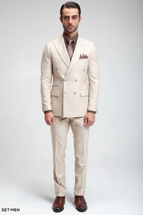 کت و شلوار مردانه شش دکمه دیپلمات