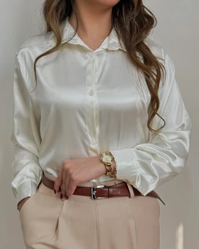 شومیز ساتن ساده