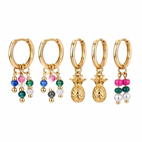گوشواره زنانه آی ام کد Z-HB175 مجموعه 3 عددی