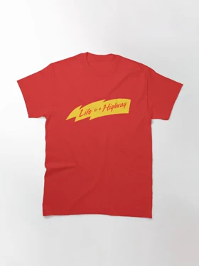 تیشرت کلاسیک طرح ماشین ها | Life is a Highway کد 246899