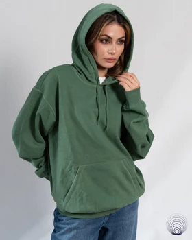 هودی یونی سکس H&M هودی سبز راحت و اسپرت