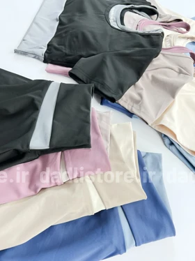 ست کراپ کاپ‌دار و دامن کشاله ران دار ورزشی فلامنت