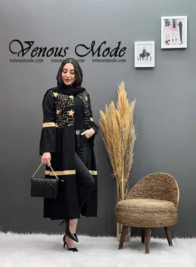 مانتو گلدوزی بلند