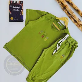 تی‌شرت و شلوارک گلدوزی