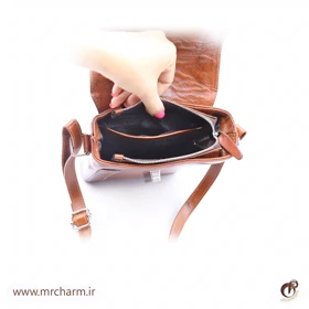 کیف چرم دست رنگ رودوشی mrc1316-33