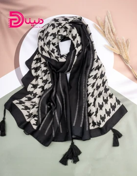 شال دوطرفه پیچازی نخ موهر