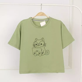 تیشرت گربه 1002019