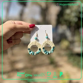 گوشواره حصیری بهار و تابستان کد gh164