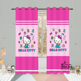 پرده کودک طرح کیتی مدل W5143