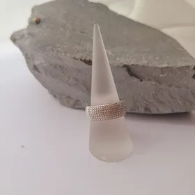 حلقه جواهری Pave فول نگین