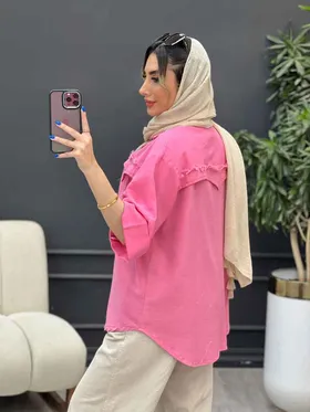 مانتو جیب پیله ریش دار