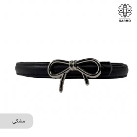 کمربند 1.5 سانت ریبان کد006 (مشکی)