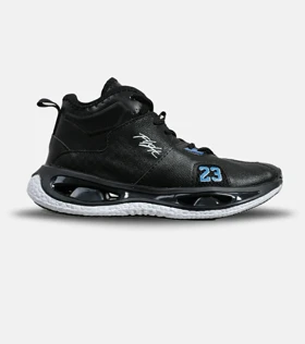 کفش کتانی ساق‌دار مشکی آبی مردانه Nike air jordan 23