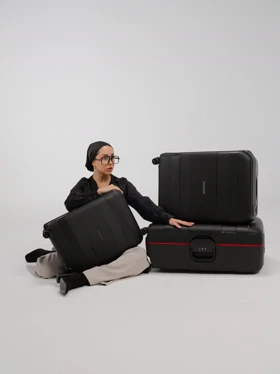 چمدان سایز بزرگ مدل Rose Merry RL-201-3z-Large_Black