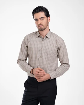 ام کی کالکشن پیراهن آستین بلند mk-22628-cream