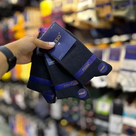 جوراب مردانه ساق بلند کلاسیک/code:9002_21