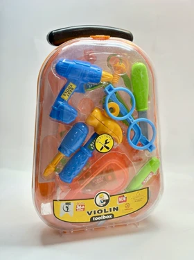 ست اسباب بازی ابزار کیفی