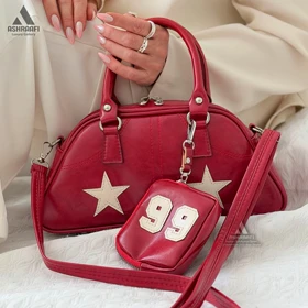 کیف چرمی زنانه Women HandBag A10 (قرمز)