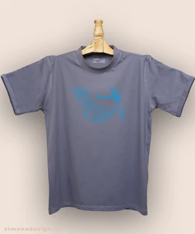 تیشرت مردانه و زنانه طرح خلیج فارس به زبان های مختلف دنیا