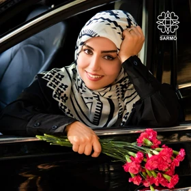 سیااسکارف طرح فرش