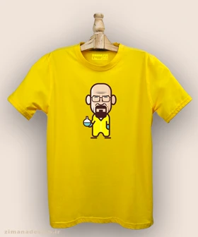 تیشرت مردانه و زنانه طرح بریکینگ بد شخصیت والتر وایت کد 884