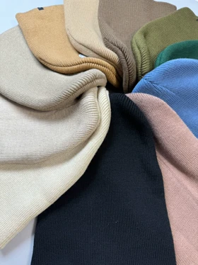 کلاه بافت رنگی