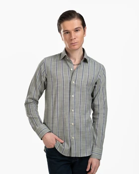 پیراهن مردانه راه راه کد 1848