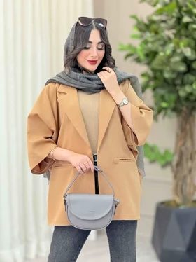 مانتو مازراتی دو جیب دو دکمه