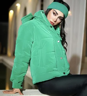 کاپشن کلاهدار کد 9123